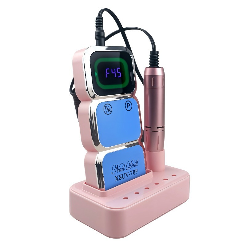 便携耐用低噪蓄电款美甲打磨机 45000转长续航电动磨甲卸甲一体机|undefined