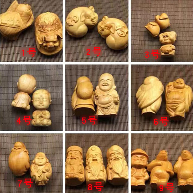 太行崖柏手把件 多种款式任您选择 十二生肖摆件 崖柏把玩手把件|ms