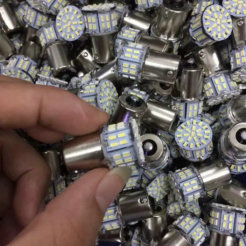 1156 1157 3014 54SMD Автомобильный светодиодный стоп-сигнал указатель поворота заднего хода дневной ходовой свет