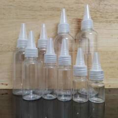 透明プラスチック尖口瓶5ml 10 30 50 100 ml乳液顔料分注押出瓶