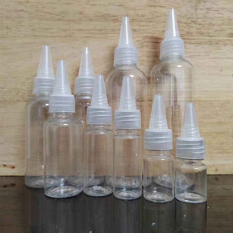 透明プラスチック尖口瓶5ml 10 30 50 100 ml乳液顔料分注押出瓶|undefined
