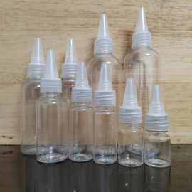 透明塑料尖嘴瓶5ml 10 20 30 50 100 120毫升乳液颜料分装挤压瓶