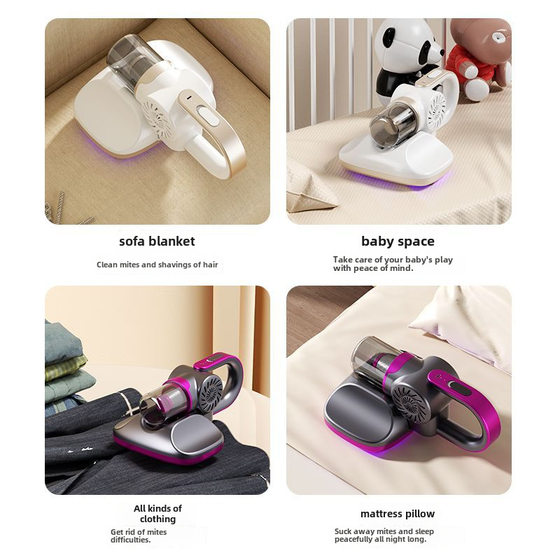 Mite remover vacuum cleaner home bed ultraviolet sterilizer vacuum cleaner mopping all-in-one handheld wireless concealment remover