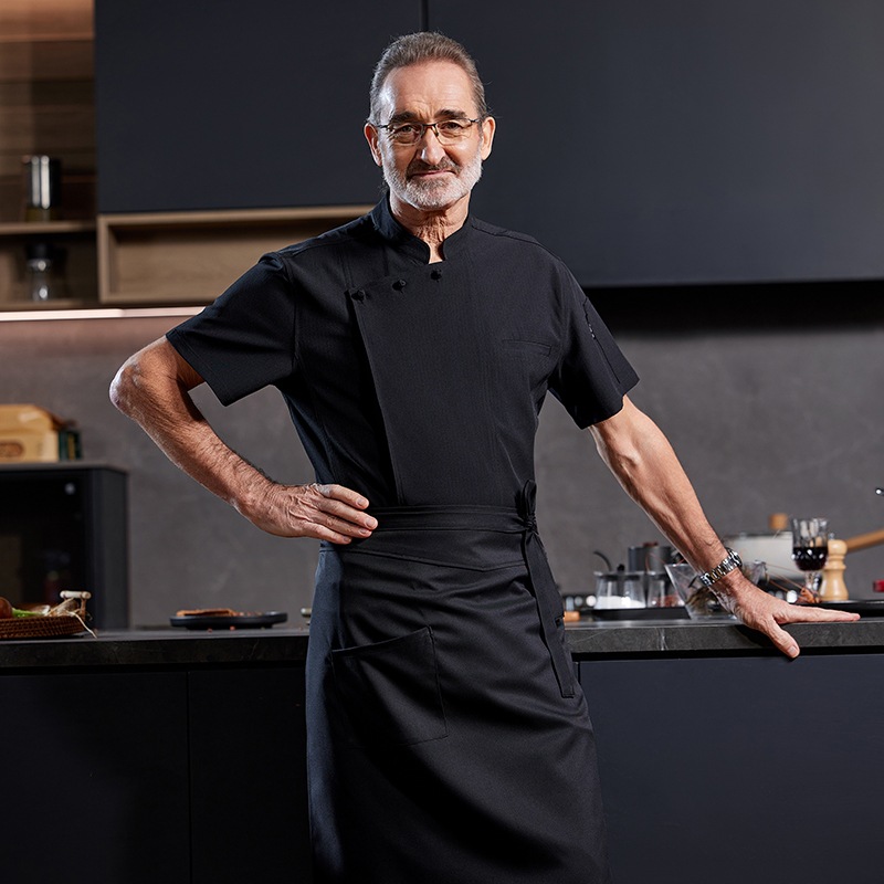 Chef Work Clothes Short-Sleeved Women's Summer Catering Hotel Restaurant Kitchen Baking Cake Shop Decorator Clothing