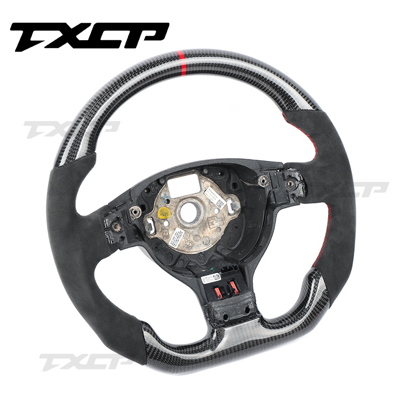 Suitable for Volkswagen 5th generation GTI Golf 5 Jetta MK5 GTIR series carbon fiber steering wheel modification upgrade