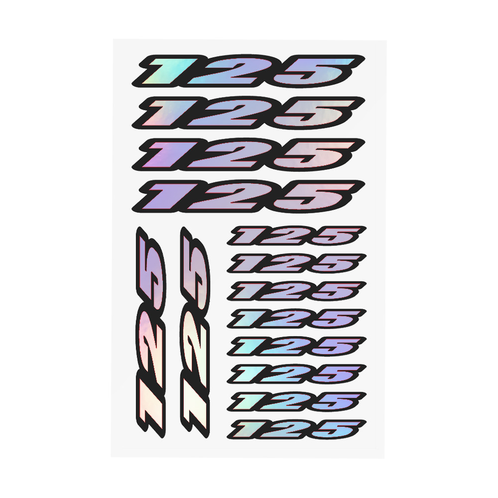 Pegatinas digitales para motocicletas EXC XCW XMAX PCX CR KX GSR VX RM 125