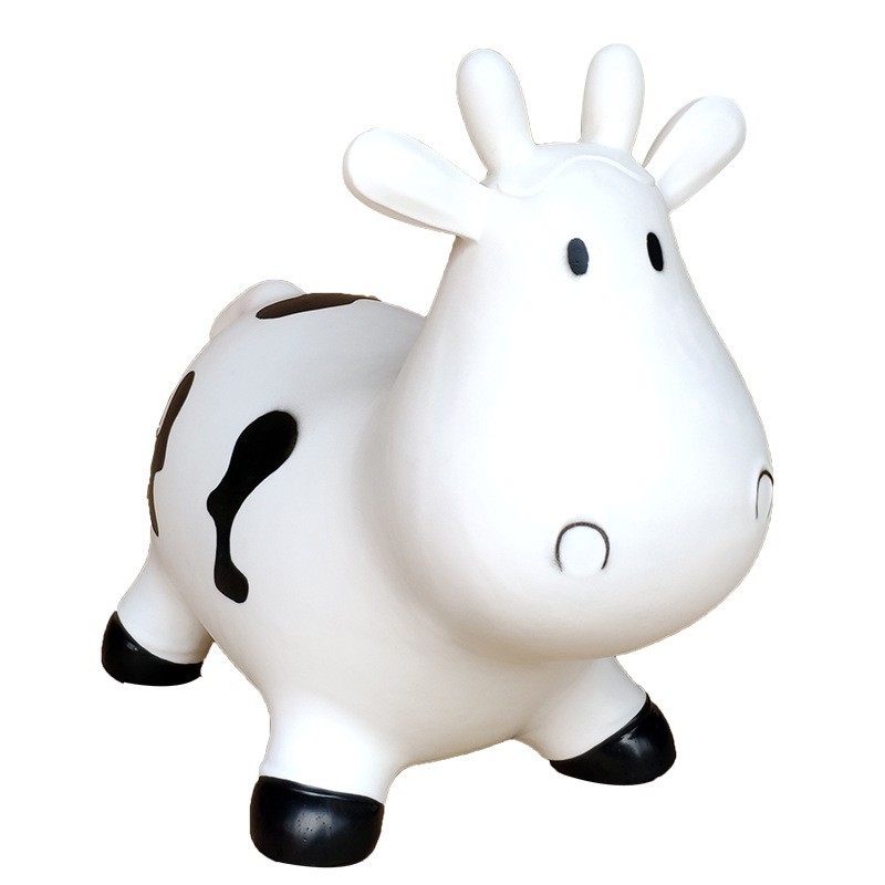 儿童可爱幼儿跳跳马玩具坐骑户外加厚跳跳奶牛跳跳动物