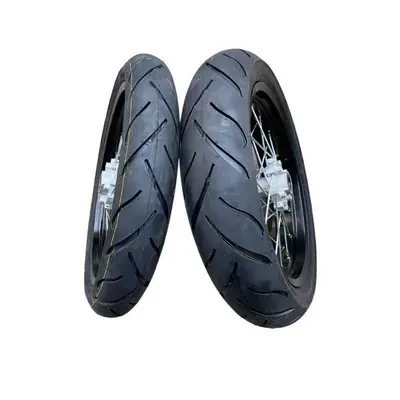 Widened Slick Tire Assembly, Motorcycle Walking System Parts