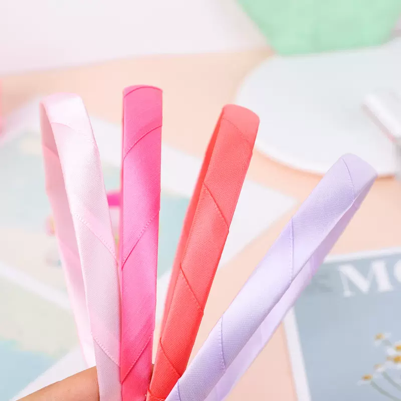 韩版简约发箍1.5cm涤纶带发卡儿童小清新压发头饰diy手工彩色头箍