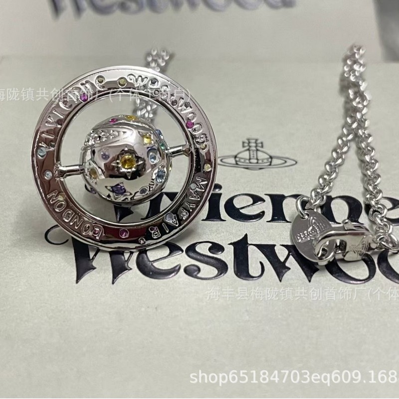 西太后限定款月神话项链稀有orb项链霓虹彩钻超美|undefined