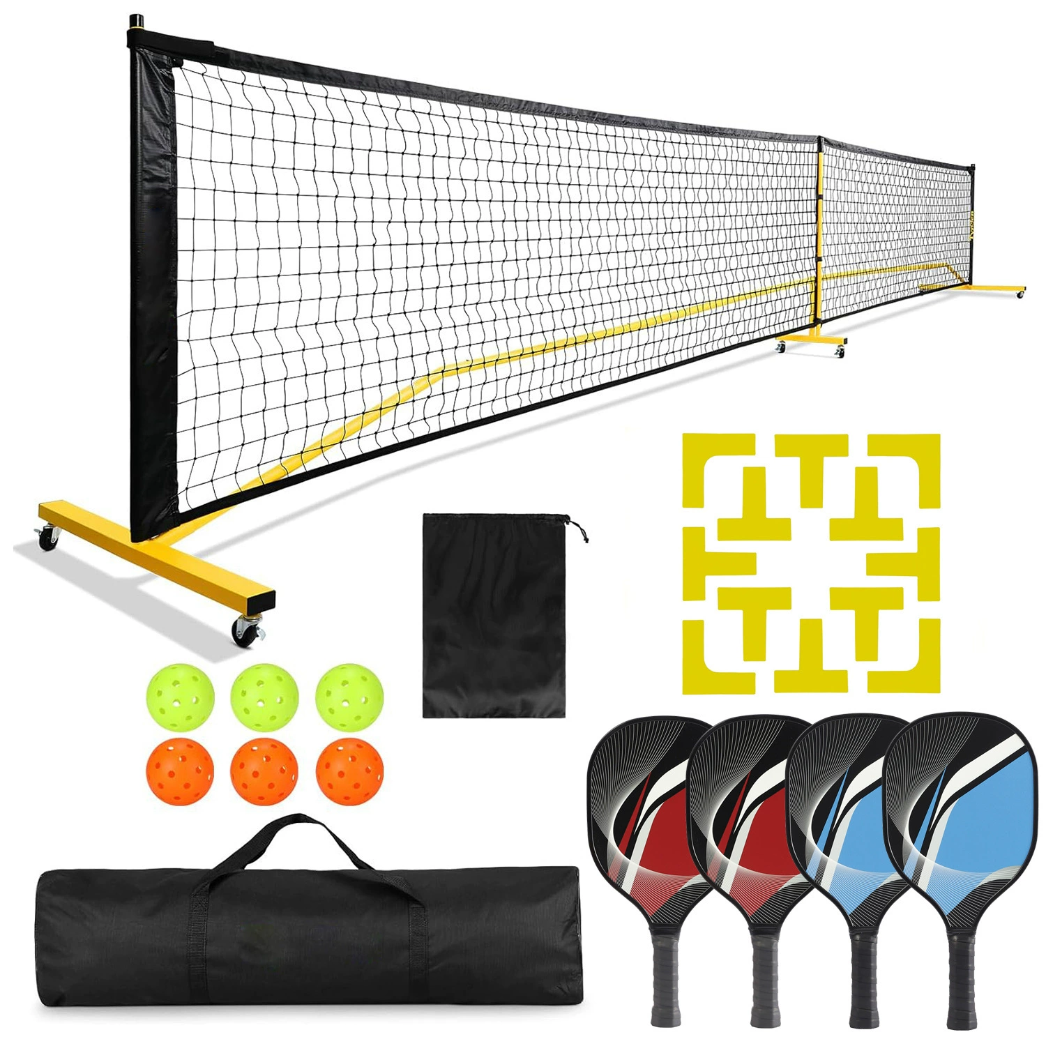 Poppita Pilling Stadium Grid Grid Set Set Set outdoor Sports Training Silicone Positioning Line Line