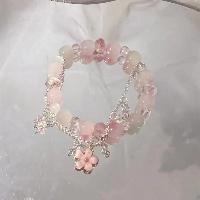Beaded bracelet, small design chain, high-quality style