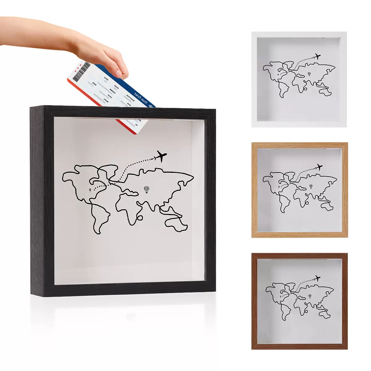 演唱会门票收纳票根相框旅行机票电影票火车票明信片收藏展示画框