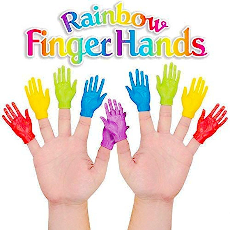 novel Fingers Open Palm colour Even finger Colored Finger Toys about Small hands Model Cross border Source of goods