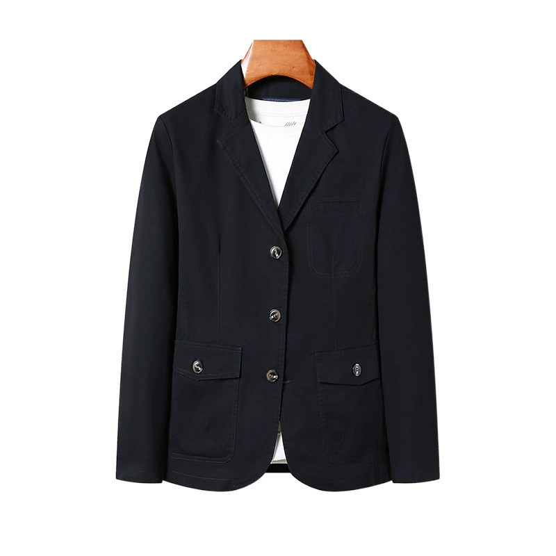 Men's autumn classic suit jacket, plus size