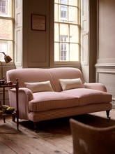 法式复古布艺三人沙发现代中古高背美式轻奢小户型客厅沙发组合