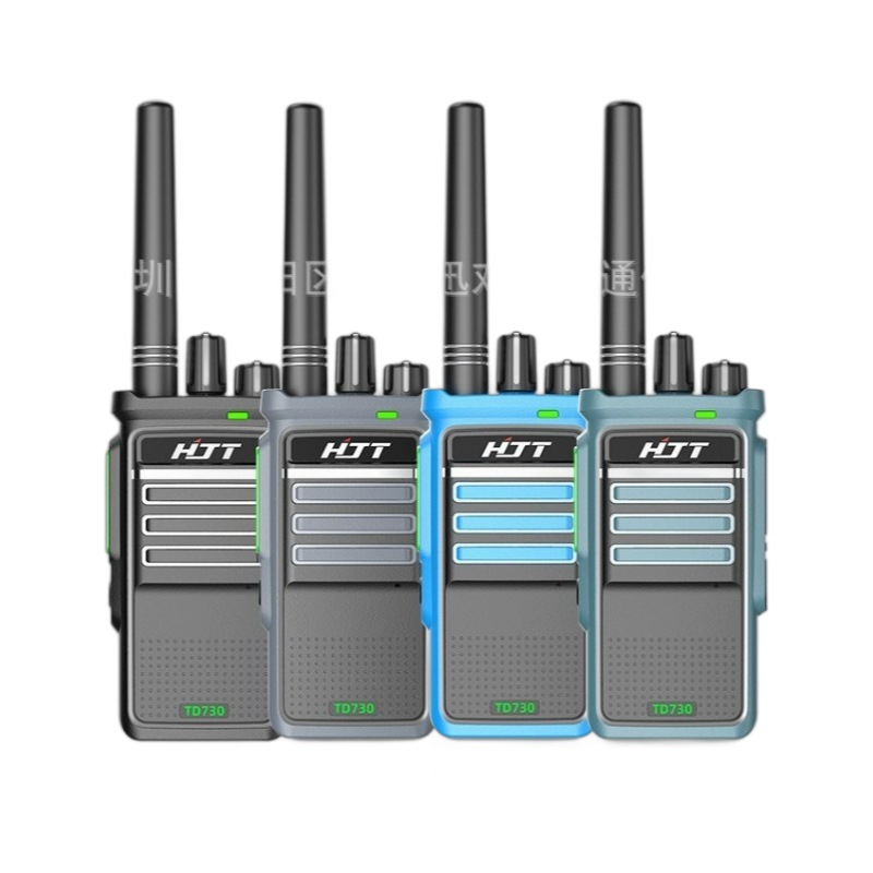 Haojietong HJT walkie-talkie TD730 handstand 8W de alta potencia inteligente ultra-larga espera sitio de construcción civil restaurante intercomunicador