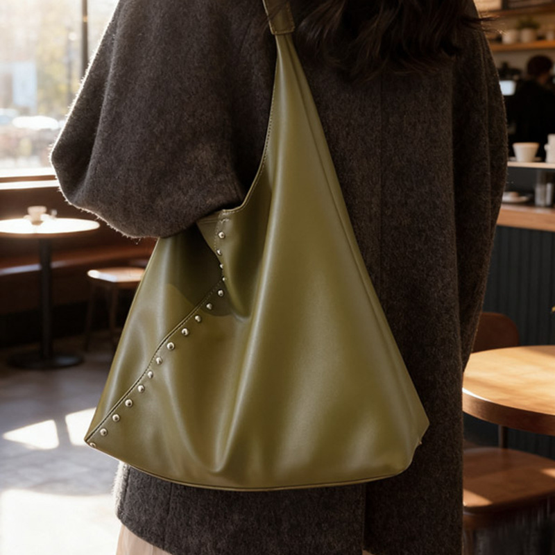 Small Retro Tote Bag For Women, Large Capacity Underarm Shoulder Bag, Casual Versatile Commuting Bag_voghion.com