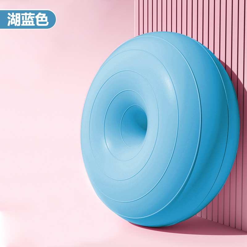 Pelota de yoga de pilates donut bola de manzana engrosada a prueba de explosiones ejercicio fitness recuperación posparto equilibrio estable hemisferio