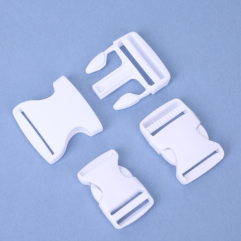 Stock stock hebilla de plástico blanco mochila correas hebilla de seguridad mochila escolar accesorios de ropa ajuste hebilla de hembra image 3