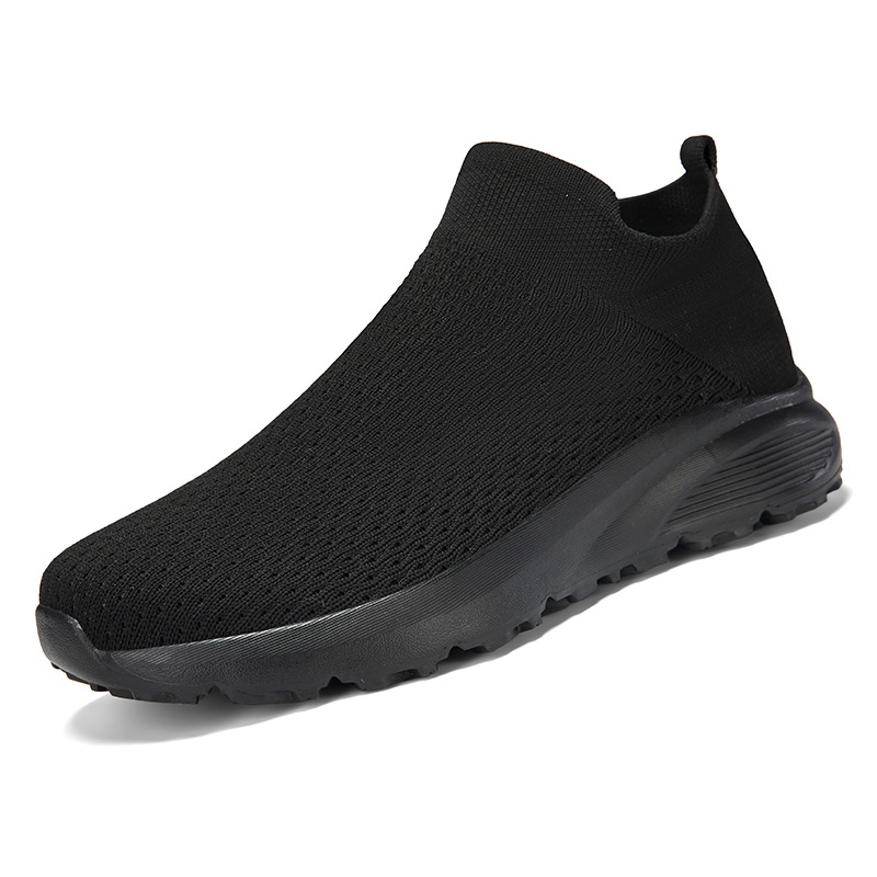 2025 nuevo tamaño transfronterizo zapatos descalzos Zhongbang zapatos de calcetines anchos zapatos deportivos de tela de vuelo para hombres zapatos de malla