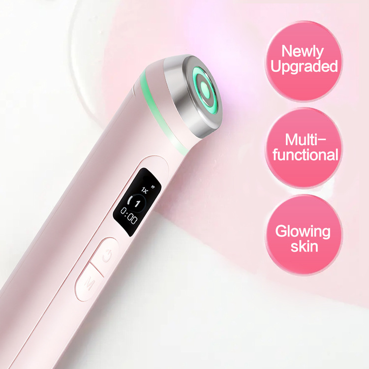Dispositivo de belleza facial transfronteriza explosivo EMS introducidor de agua y luz, dispositivo de introducción de masaje de desalinización de ojos, dispositivo de introducción de masaje image 3