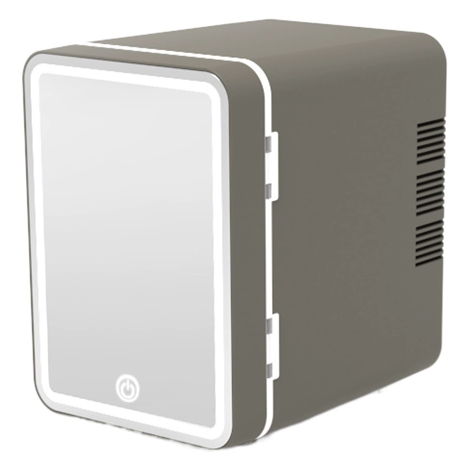 Автомобильный холодильник Annan 4L со встроенной подсветкой, двойного назначения для автомобиля и дома, для хранения масок для лица и средств по уходу за кожей, мини-холодильник с функцией охлаждения и подогрева.