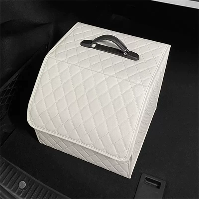 Daquan female, Car storage bag/box - white-storage-box-small-size