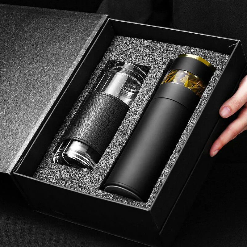 Smart Cup 316 Stainless Steel Tea Separation Thermos Cup Double Vacuum Cup Business Gift Cup Custom LOGO