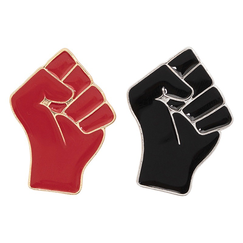 Venta caliente europea y americana puño negro propuesto unidad puño broche AliExpress Venta caliente broche fábrica en stock al por mayor