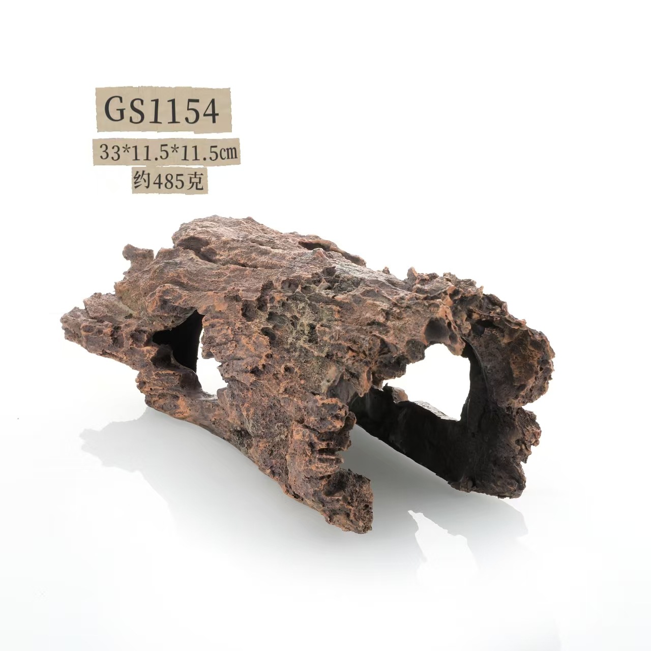 Simulación de paisajismo de pecera Madera muerta Adornos de madera hundida Puente de arco de teca púrpura natural Planta acuática Yimu Chengjing Factory