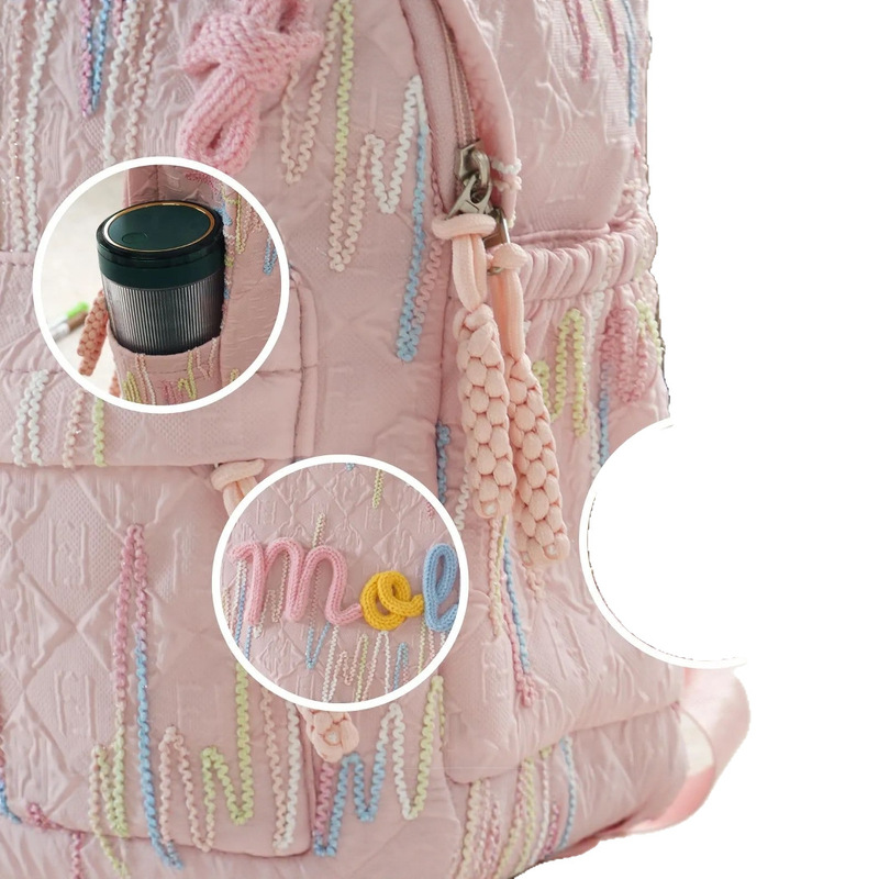 etsy个性化粗毛线双肩包女生出游可爱休闲简约大学生唯美轻便时尚|undefined