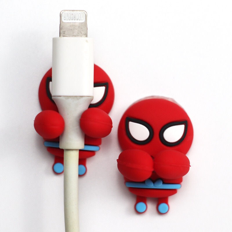 データケーブルストレージデスクトップホルダーかわいい漫画ケーブルオーガナイザーシームレスパンチフリーモバイル充電ケーブル固定クリップ|undefined