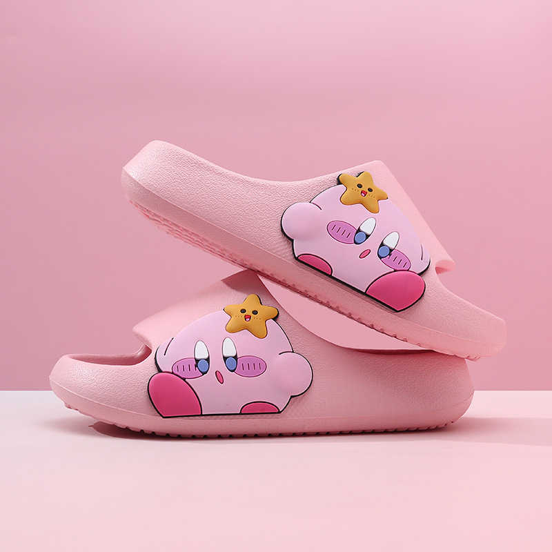 Girls' Slippers Children's Sandals and Slippers Summer New Non-Slip Soft Bottom Home Indoor Large Children's Baby Outer Wear Girls