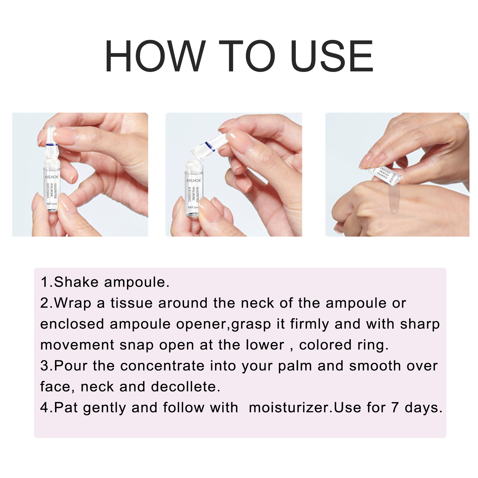 L'essenza pre-fiala di ceramide EELHOE indebolisce le linee sottili, ricostituisce l'acqua e il collagene può migliorare l'antirughe della pelle_voghion.com