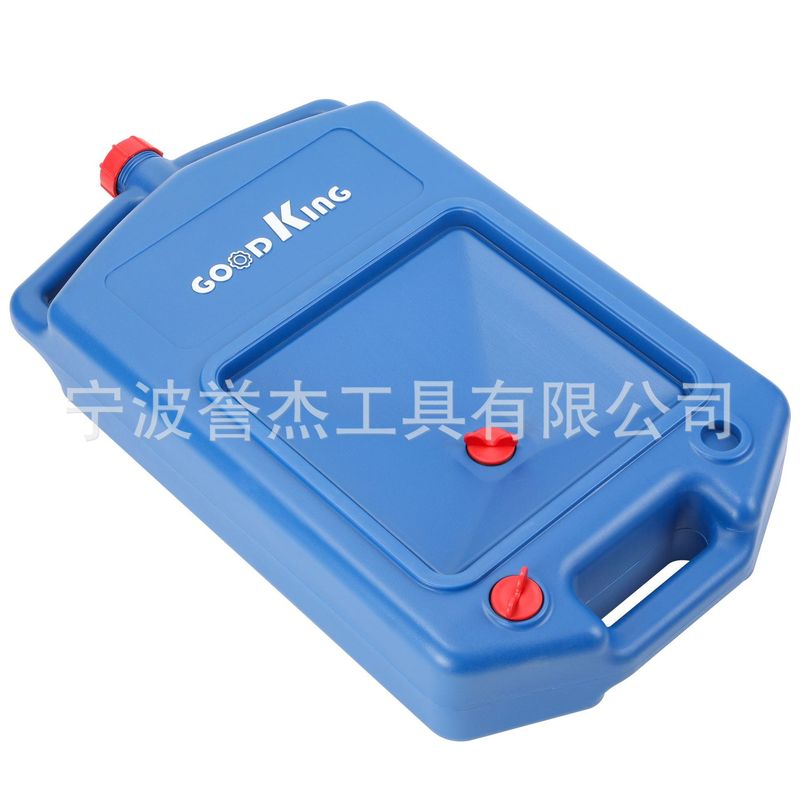 10Lオイルキャッチバレル、ポータブルオイルキャッチバレル、ツールトレイ、部品洗浄トレイ、スチールオイルバレル|undefined