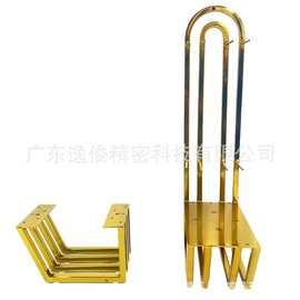 新款外贸沙发配件扶手家具五金沙发支架扶手套装豪华轻奢不锈钢脚