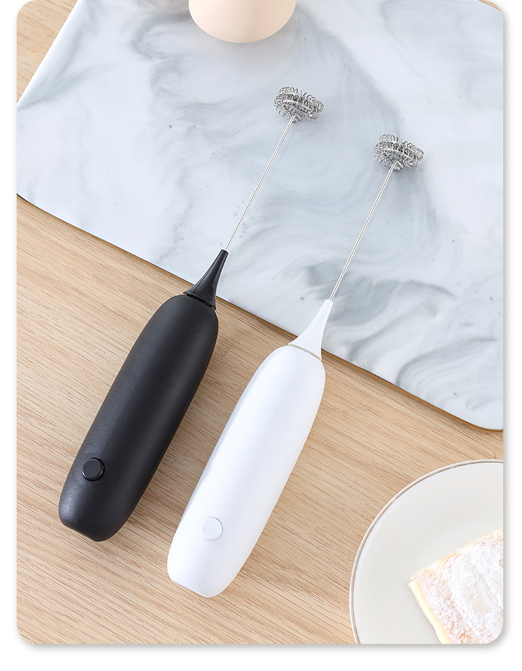 Cordless electric egg beater, automatic, mini handheld