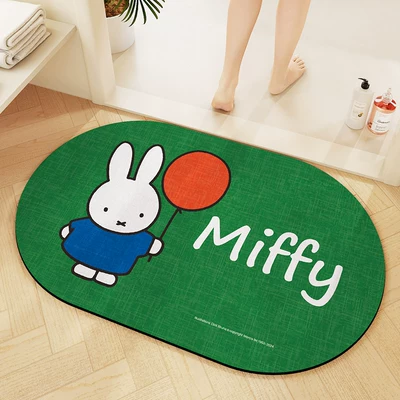 Avtomobil döşəmə paspasları — Rabbit Oval Diatomaceous Earth - balloon-miffy-4060cm-new-diatom-mud