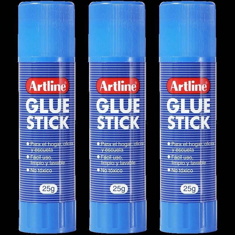 Японский флаг бренд Artline 3-штуки высокий уровень вязкости без кислоты офисная школьная записная книжка твердые клеевые стержни 3 набора
