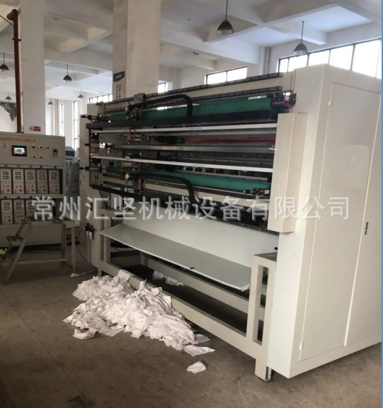 全自动超声波毛巾机分切机 无尘布分切机 开条机 横切竖切一体机