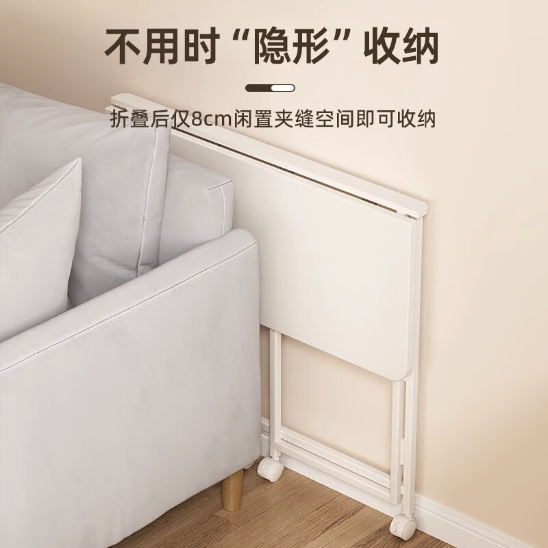 Escritorio de computadora pequeño escritorio doméstico dormitorio escritorio con ruedas escritorio plegable escritorio plegable