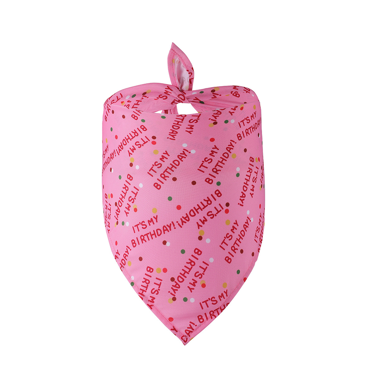 Toalla de saliva de cumpleaños para mascotas nueva transfronteriza Toalla triangular para perros Accesorios para mascotas Toalla para mascotas Toalla para perros
