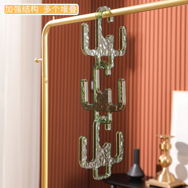 Creative windproof shoe rack dormitory balcony hanging shoe artifact rotatable double hook small drying clothes rack shoe hanging