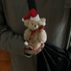 Christmas coffee bear bead chain style