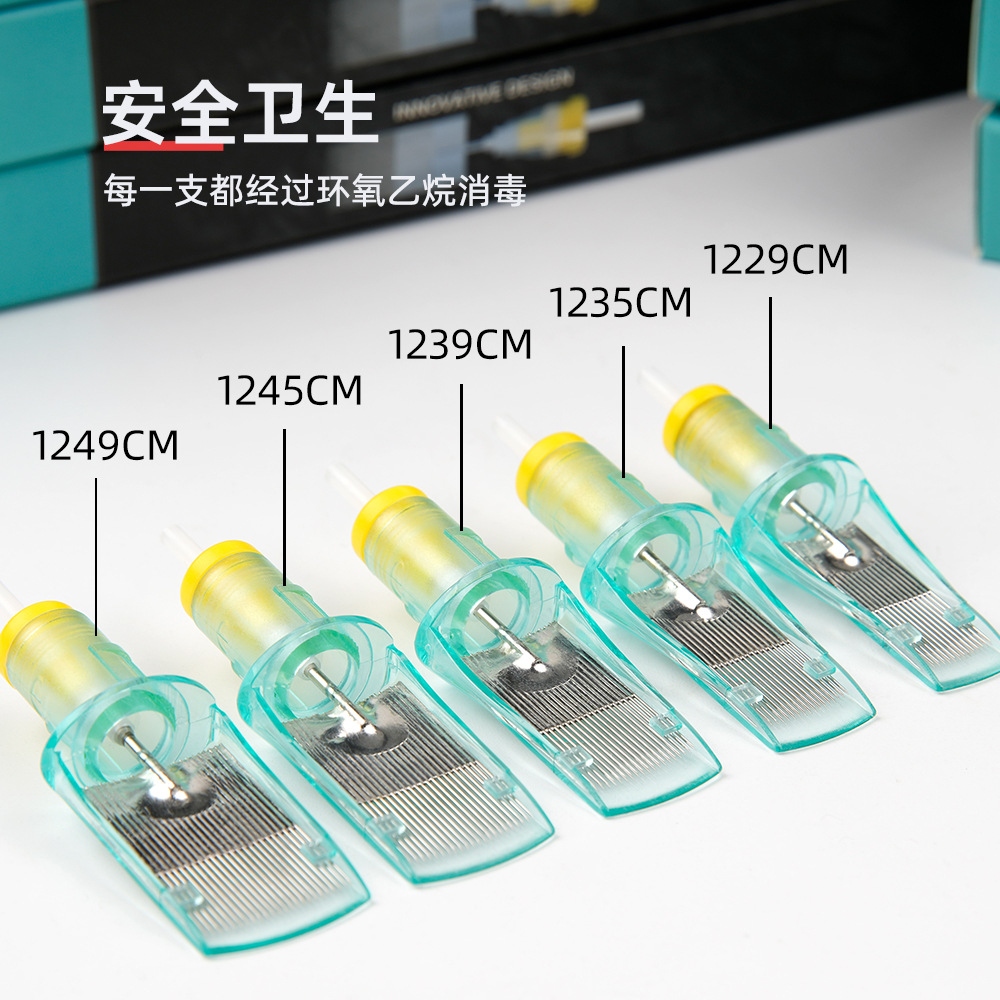 Equipo de tatuaje de Arte de dragón gran fila tatuaje aguja integrada 49 aguja arco niebla gran fila tatuaje aguja