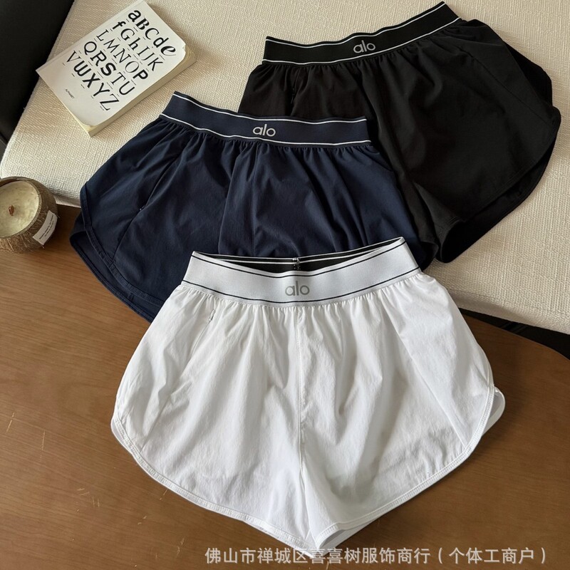 Cross-Border In-Stock Yoga Shorts for Women, Summer Quick-Dry Fitness Sports Shorts, Breathable Running Shorts with Pockets and Elastic Waistband Cross-Border In-Stock Yoga Shorts for Women, Summer Quick-Dry Fitness Sports Shorts, Breathable Running Shorts with Pockets and Elastic Waistband