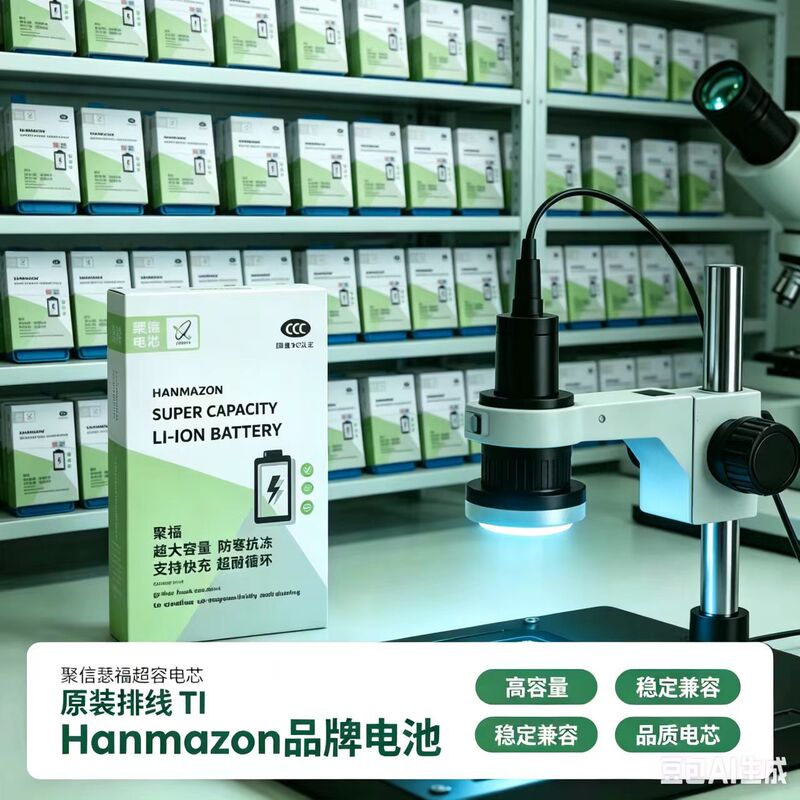 Long-lasting phone battery Hanmazon, featuring a high-capacity cell from Juxinserfu and original TI high-capacity flex cable Long-lasting phone battery Hanmazon, featuring a high-capacity cell from Juxinserfu and original TI high-capacity flex cable