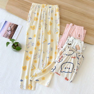 Cotton autumn knitted cartoon trousers