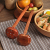 Japanese -style wooden spoon, wooden spoon, house long handle flavor, thousands of ramen hot pot spoon spoon spoon spoon leaky wooden spoons spoon pot spoon pot spoon